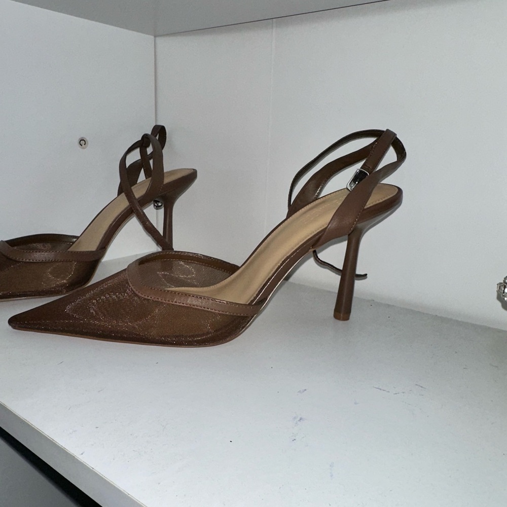 Steve Madden Brown Strappy Heels
